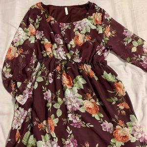 Pink Blush floral dress